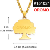Anniyo Ethiopia Oromia Pendant and Necklaces for Women Men Oromo Necklaces Jewelry @151021