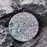 Orgonite Pendant Necklace Energy Generator Emf Protection Healing Crystal Sacred Geometry Chakra Necklaces Meditation Jewellry