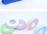 Kekelala 4 Rolls Colorful Eyelash Extension Tapes Soft Medical Breathable Adhesive Tape Cutter for False Lashes Makeup Tools