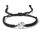 Charm OM Symbol Handmade Braided Rope String Adjustable Red Black Bracelets Women Men Lucky Fashion Jewelry Friend Gift Prayer
