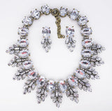 2025 New Luxury Crystal Rhinestone Collar Choker Necklace Women Indian Ethnic Statement Maxi Big Bib Necklace Wedding Jewelry