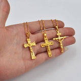Anniyo Jesus Cross Pendants and Necklaces for Women Girls Jesus Christianity Religion Christian Baptism  Charm Crosses