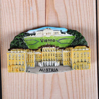Magnetic refrigerator magnets Italy Switzerland Chile Austria European  countries Tourist attractions souvenir Home decoration