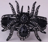 Spider bangle bracelet halloween bling jewelry gifts for women antique gold silver color wholesale dropshipping A04