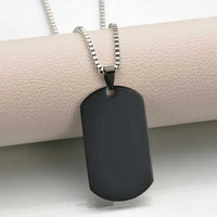 Nextvance Stainless Steel Personalized Engraved Necklace Custom Photo Name Pendant Necklaces For Children Birthday Gift