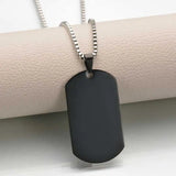 Nextvance Stainless Steel Personalized Engraved Necklace Custom Photo Name Pendant Necklaces For Children Birthday Gift