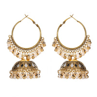 Pendientes Gypsy Ethnic Round Bells Indian Jewelry Earrings Vintage Tribe Jhumka Earrings Kolczyki Wedding Jewelry