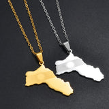 Anniyo Kurdistan Pendant Necklaces Silver Color/Gold Color Kurdish Jewelry @267921