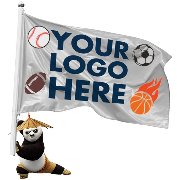Custom Flag Double Side Printing Home Decoration Tapestry Sport Outdoor Banner with Free Designing