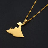 Anniyo Ethiopia Ogaden Region Pendant Necklace for Women Men Jewelry #209521
