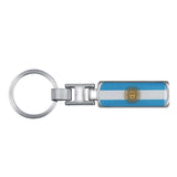 3D Metal Car Keychain Key Chain Key Ring For Iran Argentina Pakistan Switzerland Iraq Afghanistan China National Flag Badge Logo