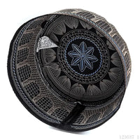 New Muslim Men Prayer Cap Hat Cotton Embroidery Leisure Saudi Arabia Islamic Hat Cap Men Headscarf Topkippot Turban Saudi Cap