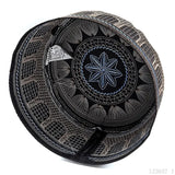 New Muslim Men Prayer Cap Hat Cotton Embroidery Leisure Saudi Arabia Islamic Hat Cap Men Headscarf Topkippot Turban Saudi Cap