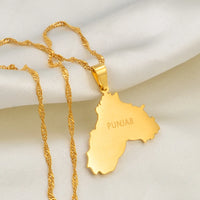 Anniyo Punjab Pendant Necklace for Women Men  Jewelry #215221