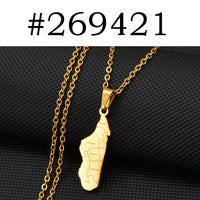 Anniyo Madagascar Map With Cities Name Pendant Necklaces Women Jewelry Africa Malagasy Maps @269421