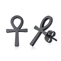 OM SYMBOL AUM STUD EARRING STAINLESS STEEL YOGA AND MEDITATION UNISEX JEWELRY GIFTS FOR YOGA LOVERS