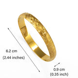 Anniyo (One Piece) Wholesale Dubai Bangle Jewelry Gold Plated Ethiopian Bracelet Openable for Women African Arab Wedding #001802