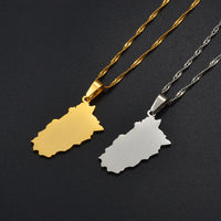 Anniyo 2.9CM Pakistan Punjab Province Pendant Necklaces Pakistani Jewelry #214121