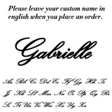 Sipuris Fashion Custom Name Earrings Personalized Stainless Steel Initial Letter Nameplate Jewelry For Women Stud Earrings Gifts