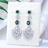 GODKI  Trendy Indian Kundan Engagement Earring For Women Wedding Party African Dubai Bridal Jewelry boucle d'oreille femme Gift