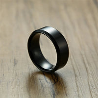 Sikh Symbol Rings Men Hinduism Engraved Sikhism Stainless Steel Signet Band Ring Religious Jewelry