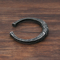 Yage new arrival Iron Color Deep Gray Viking Bangle as christmas gift