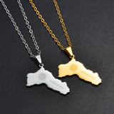 Anniyo Charms Kurdistan Pendant Necklaces Women Girls,Silver Color/Gold Color Kurdish Jewelry @#267821