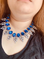 2025 New Luxury Crystal Rhinestone Collar Choker Necklace Women Indian Ethnic Statement Maxi Big Bib Necklace Wedding Jewelry