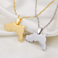 Anniyo Tigray Region Ethiopia Pendant Chain Necklaces African Jewelry for Women Girls #180521