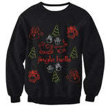 3D Christmas Deer Snowman Christmas gift Santa Claus Patterned Ugly Sweater Jerseys and Sweaters blouses For Men Women Pullover