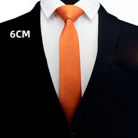 GUSLESON Men Solid Navy Blue Classic Ties for Bridegroom Green Color 6cm Slim Neck Ties for Wedding Tie Skinny Groom Tie for Men