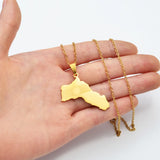 Anniyo Kurdistan Pendant Necklaces Silver Color/Gold Color Kurdish Jewelry @267921