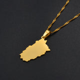 Anniyo 2.9CM Pakistan Punjab Province Pendant Necklaces Pakistani Jewelry #214121
