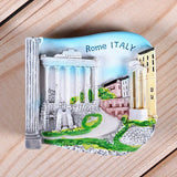 Magnetic refrigerator magnets Italy Switzerland Chile Austria European  countries Tourist attractions souvenir Home decoration