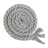5Meters 5-20mm Colored Cotton Rope 3 Shares Twisted Cord DIY Decoration Macrame Ropes for Bag Braided Cords Sewing Accessories