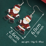 New Fashion Soldier King Pendant Earrings for Women Cute Animal Koala Rhinestone Bells Drop Earring New Year Holiday Jewelry