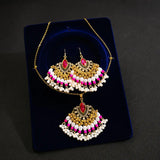 Luxury Elegant Crystal Wedding Jewelry Set Women Vintage Water Drop Earring Necklace Set Indian Gold Color Bijoux Bride Gift