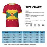 2025 Custom Name Number Grenada Country Flag T-shirts Clothes T shirt Men Women Tees Tops For  Fans Gift US Size
