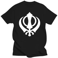 Sikh Symbol T-Shirt Tee Shirt S M L Xl 2Xl 3Xl Cotton Sikhism Religion Casual Print Fashion Tee Shirt