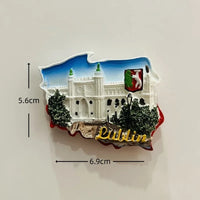 Poland 3D Fridge Magnets Tourism Souvenir Resin Refrigerator Magnets Sticker Collection Handicraft Gift Home Decoration Articles