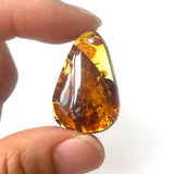 Yoowei Natural Piebald Amber 100% Genuine Unique Pendant Necklace Diy New Oval Water Drop Fashion Jewelry Original Reiki Stone
