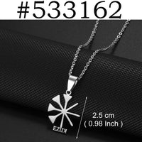 Anniyo (1Piece) Ashur Necklaces Lama,Lamma,Ezidi Winged Bull Lamassu Yezidi Lalish Yazidis Assyrian Jewelry #532862