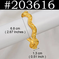 Anniyo 1Piece Alloy Bracelets for Women Ethiopian Bangles Jewelry African Arab Birthday Party #203016