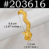 Anniyo 1Piece Alloy Bracelets for Women Ethiopian Bangles Jewelry African Arab Birthday Party #203016