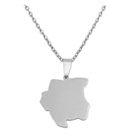 Anniyo Suriname Map Pendant Necklaces Sranan Sarnam Ethnic Jewelry  #062521