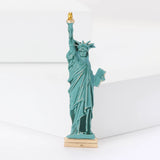 Enamel Statue of Liberty Brooches for Women Unisex Rhinestone American Flag Pins Banquet Party Backpack Gifts Jewelry Accessorie