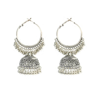 Pendientes Gypsy Ethnic Round Bells Indian Jewelry Earrings Vintage Tribe Jhumka Earrings Kolczyki Wedding Jewelry