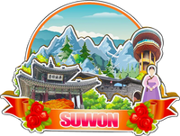 Decorative Magnets for Suwon  Incheon Busan Jeju Seoul South Korea City Landmark Souvenirs 3D Wooden Fridge Stickers