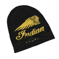Indians Motorcycle Warm Knitted Cap Fashion Bonnet Hat Autumn Winter Outdoor Beanies Hats for Unisex Adult