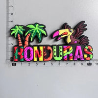 PVC Fridge Magnets Tourist Fridge Magnets for Cancun Mexico Honduras Fridge Decorations Stickers Home Decor
